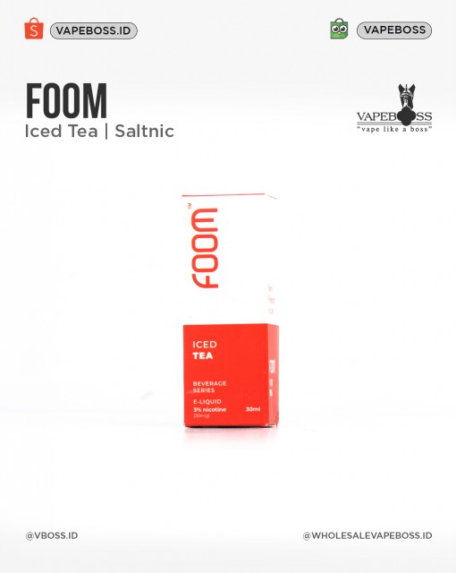 Foom Iced Tea Salt Nic 30ml 30mg By Foom Lab