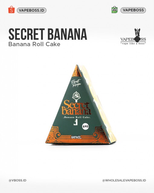 Secret Banana Roll Cake 60ml Cukai