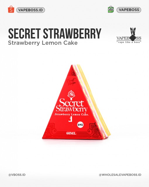 Secret Strawberry Lemon Cake 60ml Cukai