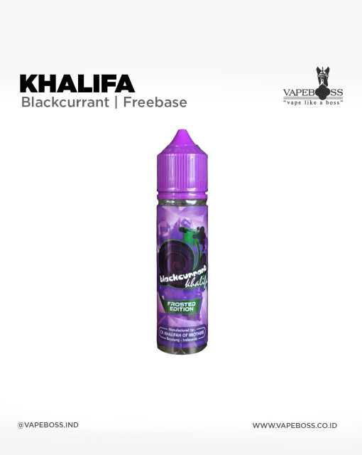 Blackcurrant Khalifa 60ml 3mg by Khalifa Brother