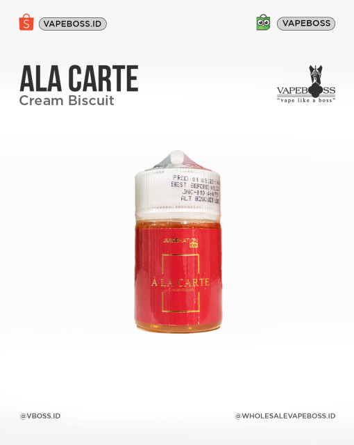 Alacarte Ala Carte Cream Series 60ml by Juicenation | Liquid Freebase