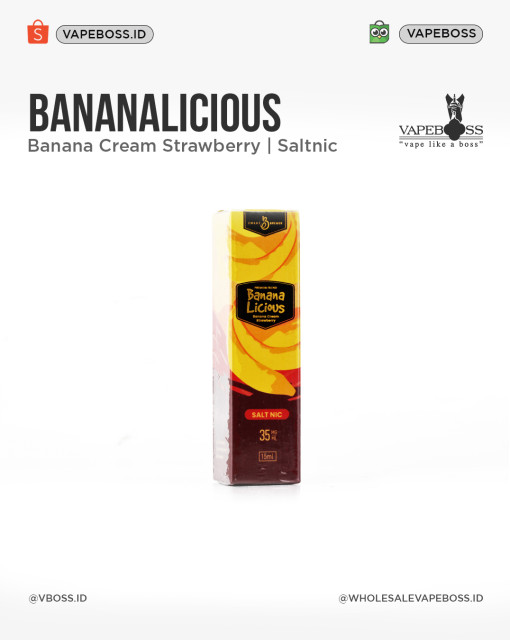 Banana Licious Salt Nic 15ml by Emkay Brewery x CMW