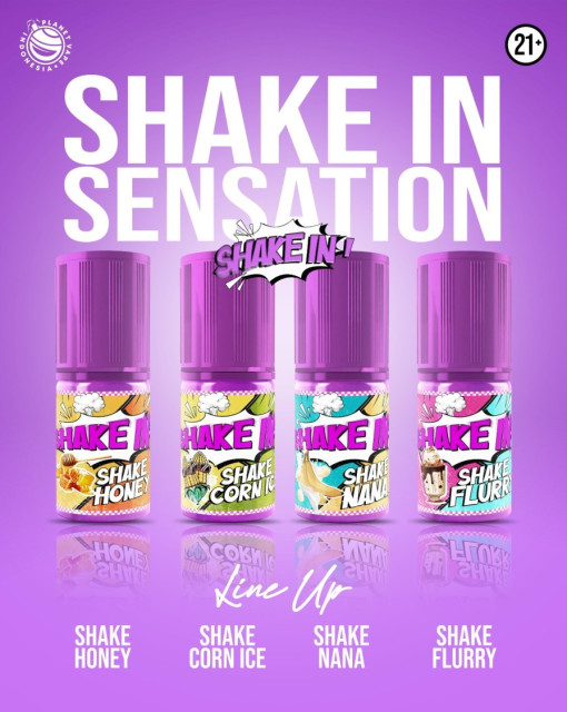 Shake In Series 30ml by Planet Vape | Liquid Saltnic