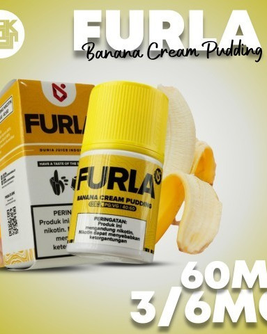 Furla V5 Banana Cream Pudding 60ml by DJI | Liquid Freebase