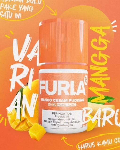 Furla V6 Mango Cream Pudding 60ml by DJI | Liquid Freebase