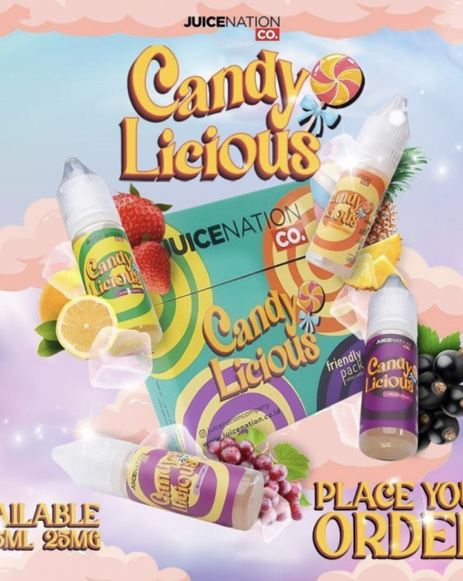 Candylicious Candy Licious Friendly Pack Salt 15ml by Juicenation