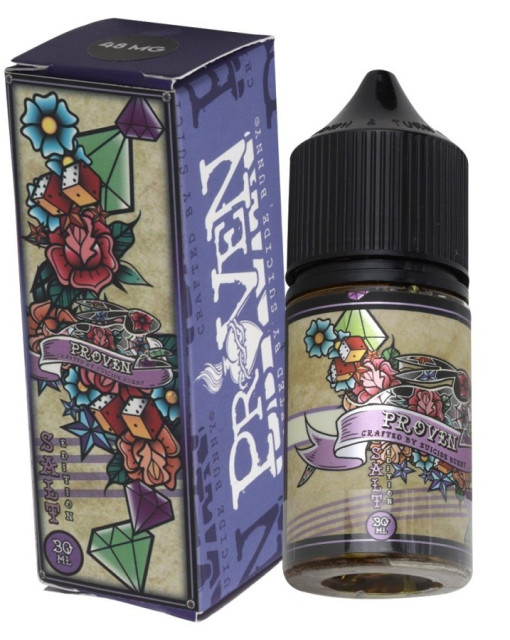 Proven Iced Strawberry Vanilla Custard 30ml Saltnic by Suicide Bunny x Creative Labz